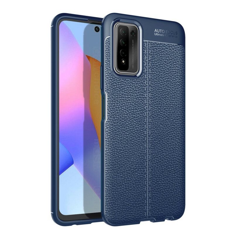 θηκη κινητου Honor 10X Lite Δερμάτινο Εφέ Litchi Double Line
