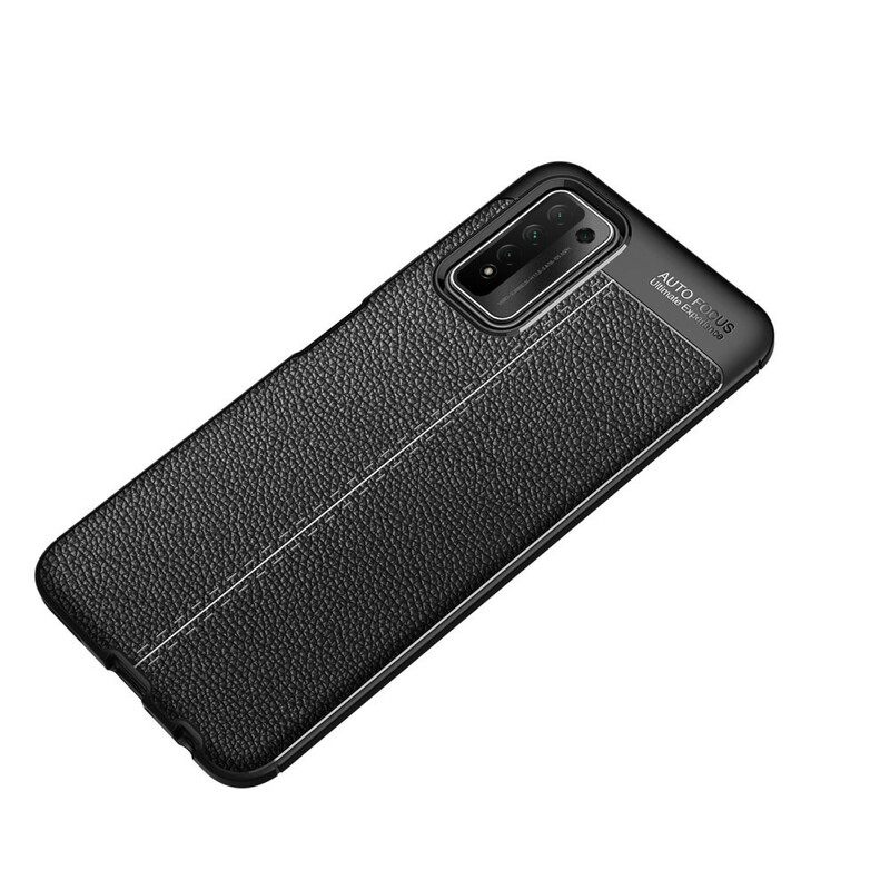 θηκη κινητου Honor 10X Lite Δερμάτινο Εφέ Litchi Double Line
