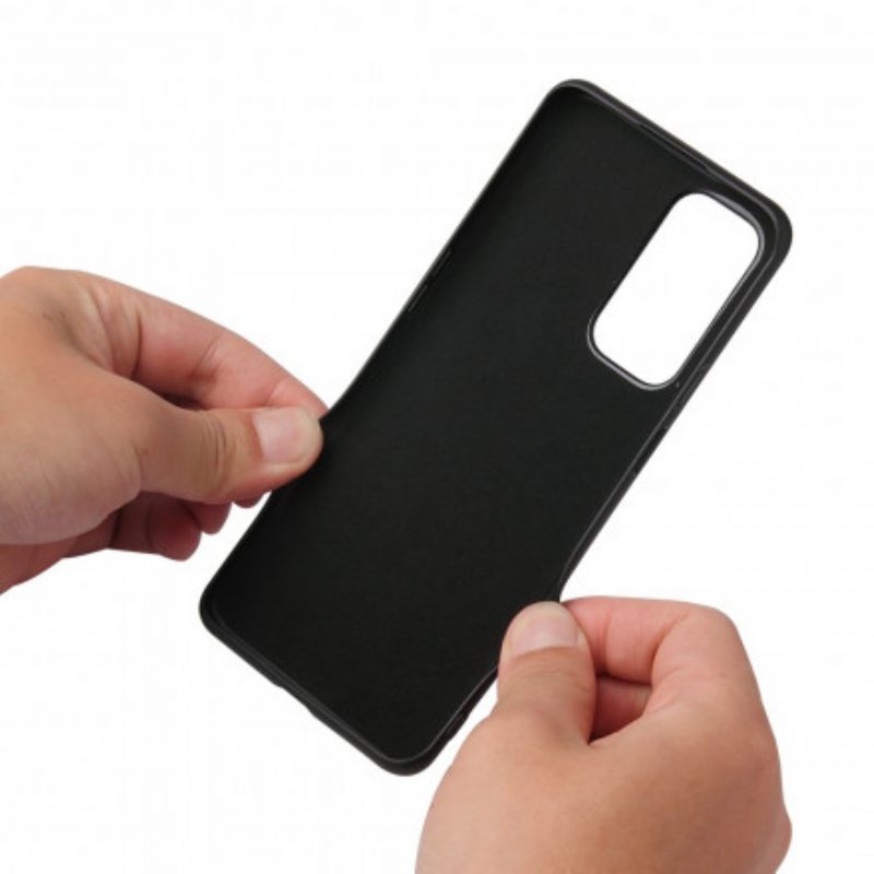 Θήκη OnePlus 9 Pro Black Glitter Ring-support