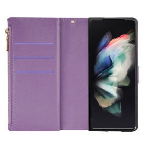 δερματινη θηκη Samsung Galaxy Z Fold 4 Ultra Sequined Με Λουράκι