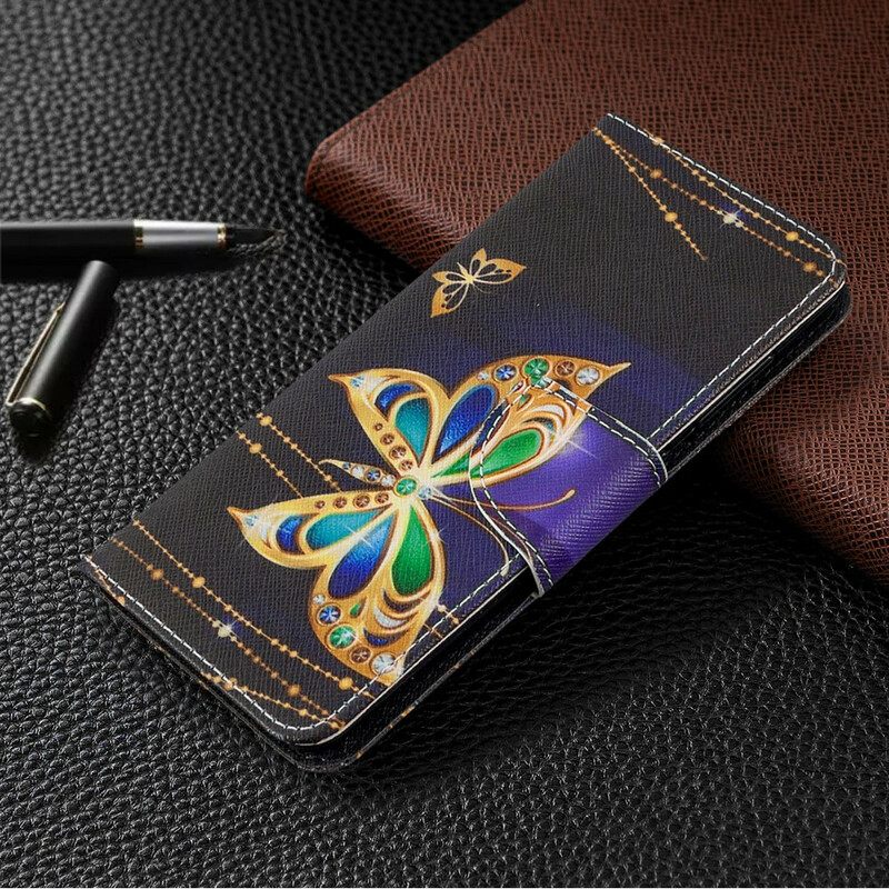 δερματινη θηκη Samsung Galaxy A41 Πεταλούδες Βασιλιάδες