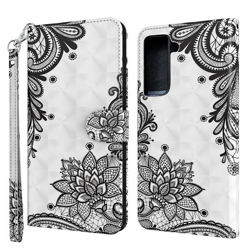 Κάλυμμα Samsung Galaxy S21 5G Κομψή Δαντέλα
