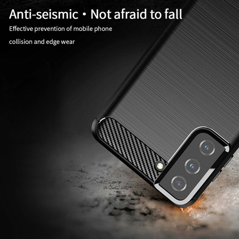 θηκη κινητου Samsung Galaxy S21 5G Mofi Brushed Carbon Fiber