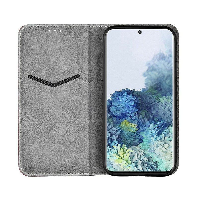 θηκη κινητου Samsung Galaxy S21 5G Θήκη Flip Δίχρωμο Εφέ Δέρματος