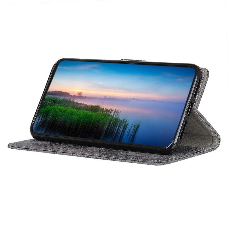 Θήκη Flip Poco M4 Pro 5G Vintage Δερμάτινο Εφέ