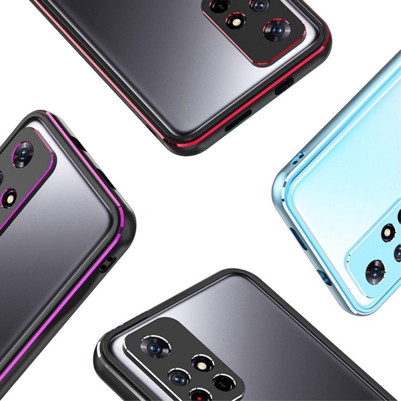 θηκη κινητου Poco M4 Pro 5G προστασίας Προστασία Πλαισίου Προφυλακτήρα Και Μονάδας Πίσω Φωτογραφίας