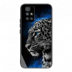 θηκη κινητου Xiaomi Redmi 10 Γυαλί Feline Face Tempered Glass
