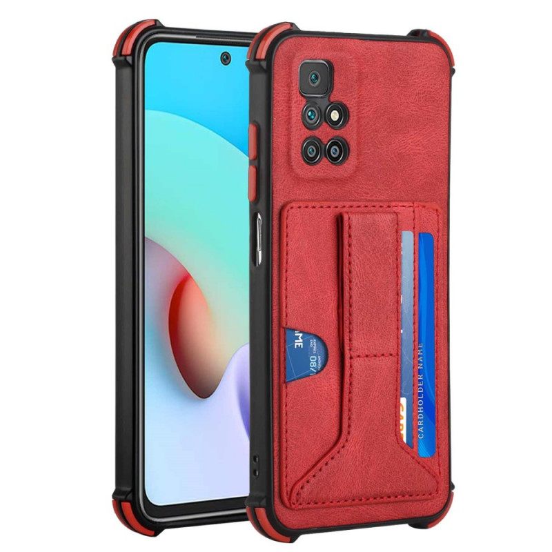 Θήκη Xiaomi Redmi 10 Δερμάτινη Βάση Και Θήκη Για Κάρτες