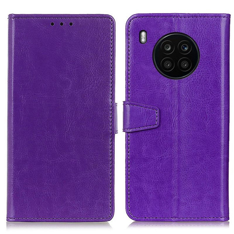 Θήκη Flip Honor 50 Lite Απλό Γυαλιστερό Δερμάτινο Εφέ