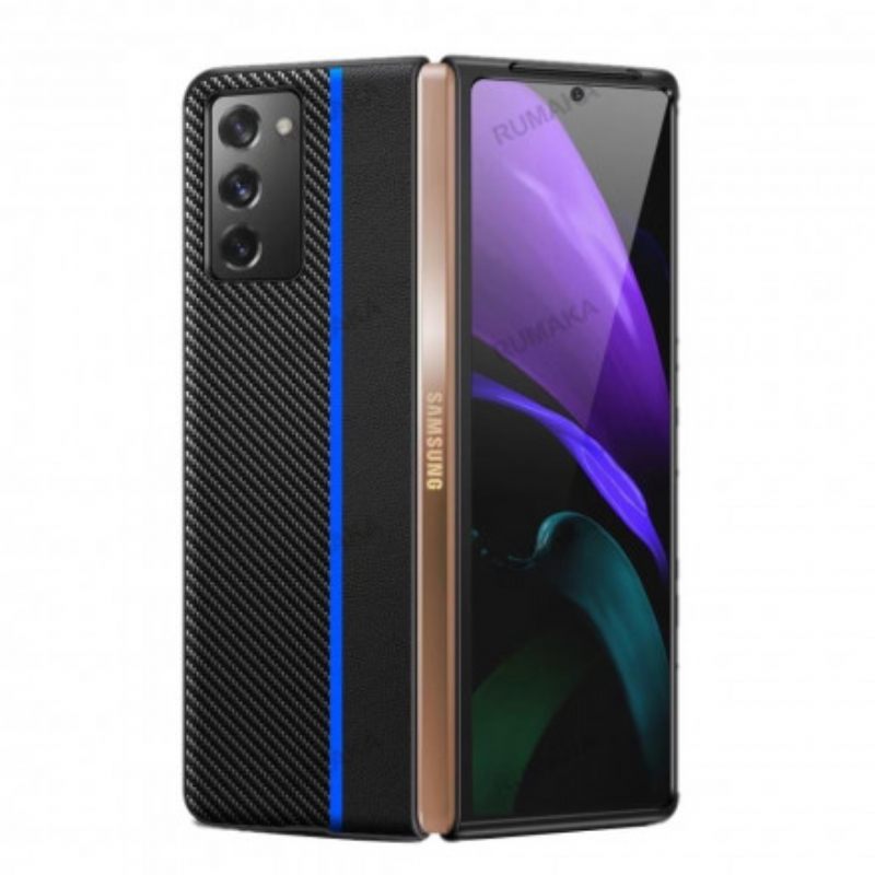 Θήκη Samsung Galaxy Z Fold 2 Premium Ανθρακονήματα