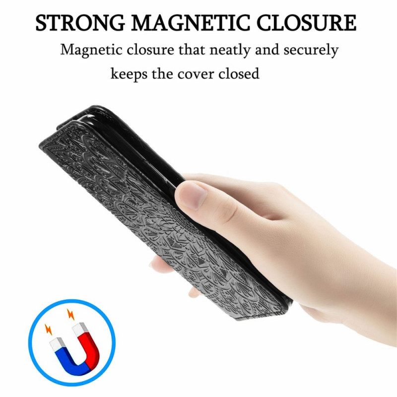 θηκη κινητου Samsung Galaxy M52 5G Θήκη Flip Faux Leather Antique