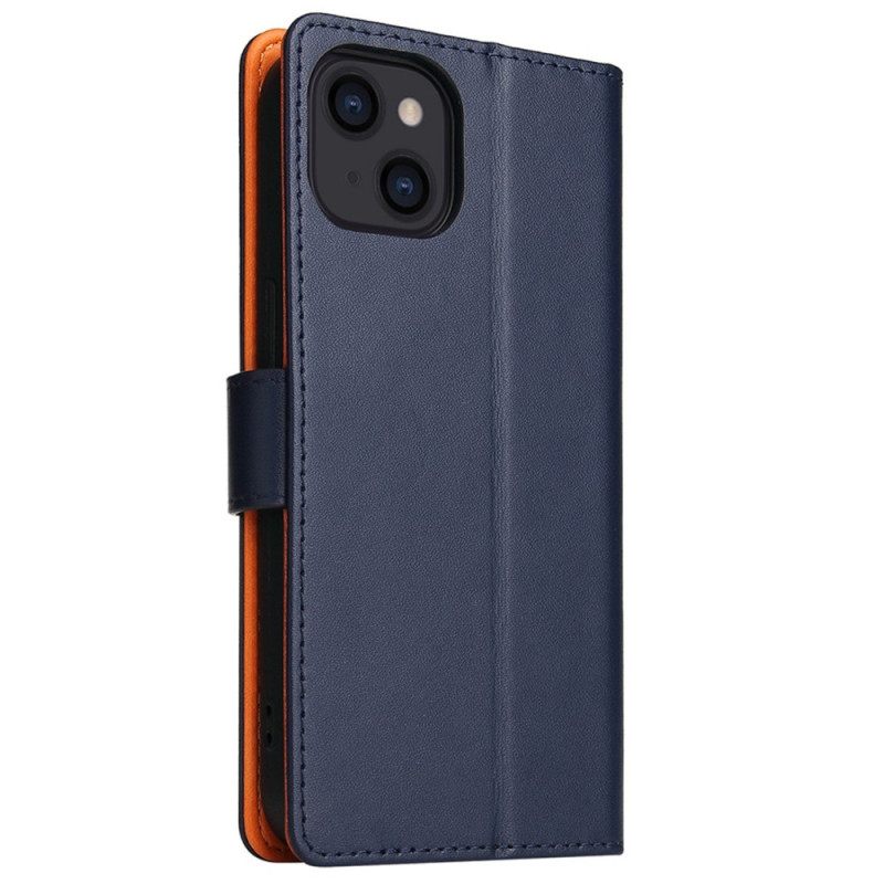 δερματινη θηκη iPhone 14 Δίχρωμη Επιχείρηση