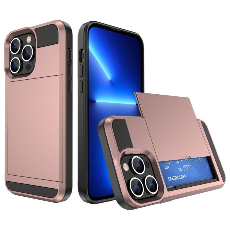 Θήκη iPhone 14 Θήκη Κάρτας Με Φερμουάρ