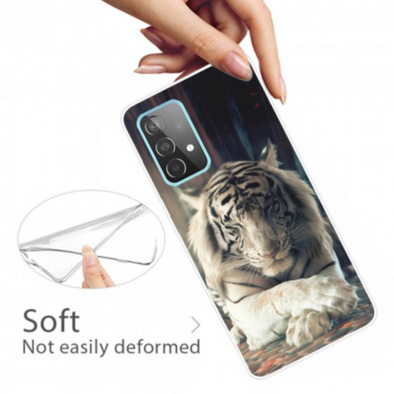 θηκη κινητου Samsung Galaxy A32 5G Ευέλικτη Τίγρη