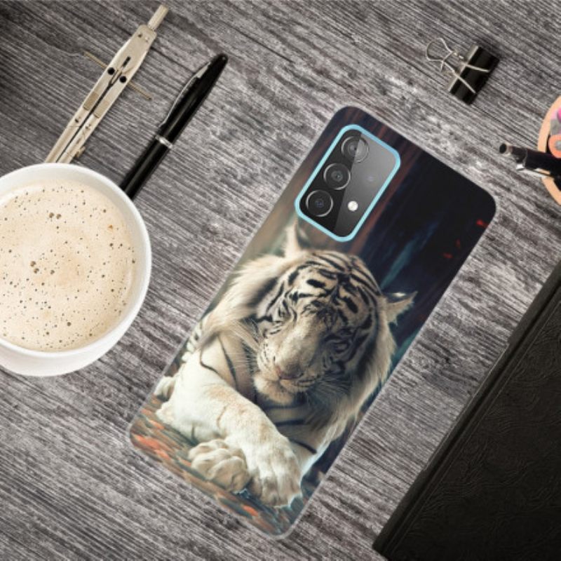 θηκη κινητου Samsung Galaxy A32 5G Ευέλικτη Τίγρη
