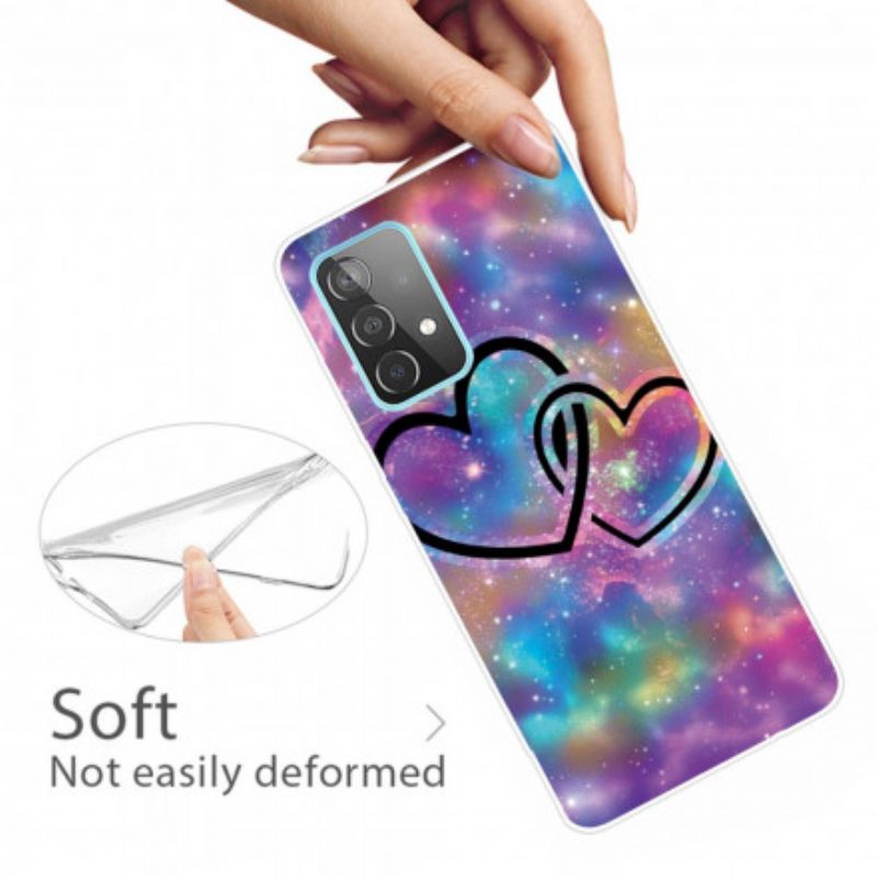 Θήκη Samsung Galaxy A32 5G Αλυσοδεμένες Καρδιές