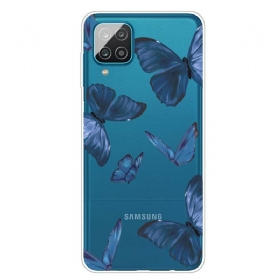 Θήκη Samsung Galaxy M12 / A12 Άγριες Πεταλούδες