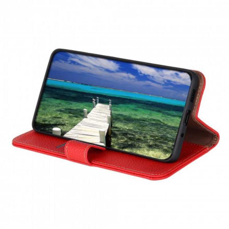 Κάλυμμα Sony Xperia 5 III Khazneh Lychee Leather