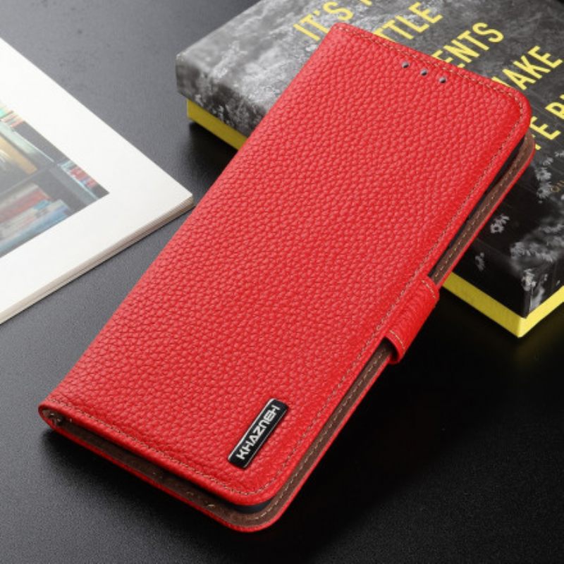 Κάλυμμα Sony Xperia 5 III Khazneh Lychee Leather