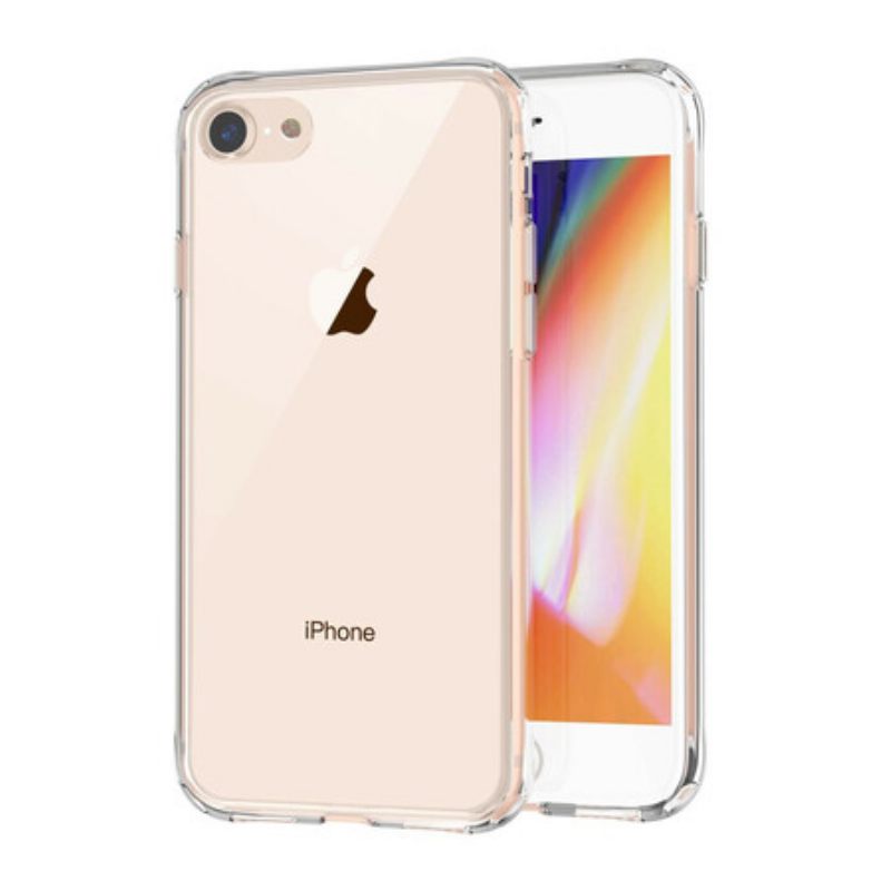 θηκη κινητου iPhone SE 3 / SE 2 / 8 / 7 Διαφανές Leeu Γυαλί Και Ακρυλικό