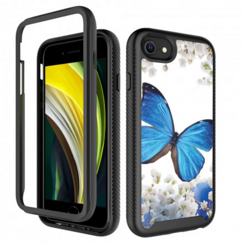 θηκη κινητου iPhone SE 3 / SE 2 / 8 / 7 προστασίας Πεταλούδες Διπλής Προστασίας