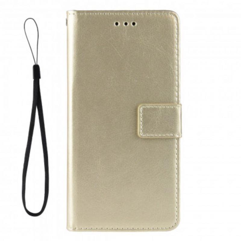 δερματινη θηκη Xiaomi Redmi Note 9 5G Λαμπερό Ψεύτικο Δέρμα