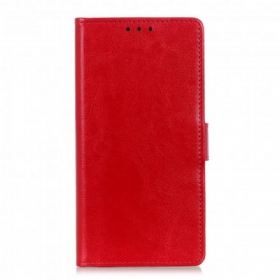 Κάλυμμα Xiaomi Redmi Note 9 5G Απλό Γυαλιστερό Δερμάτινο Εφέ
