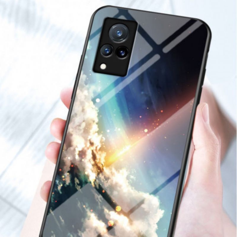 Θήκη Vivo V21 5G Μάρμαρο Tempered Glass