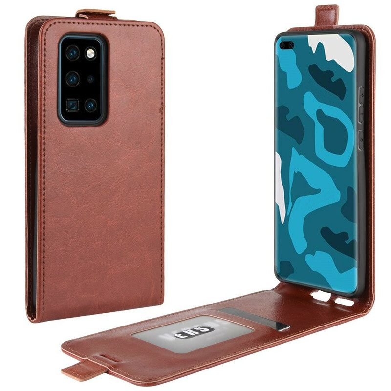 δερματινη θηκη Huawei P40 Pro Θήκη Flip Πολύχρωμο Δέντρο