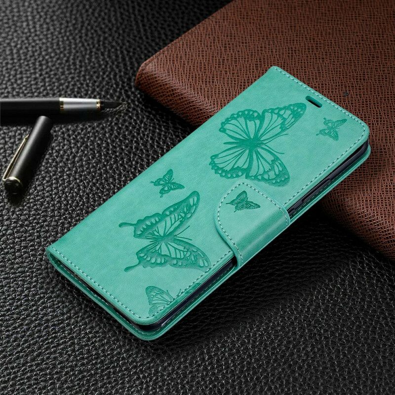 Κάλυμμα Huawei P40 Pro Θήκη Flip Στυλιζαρισμένο Vintage Δερμάτινο Εφέ