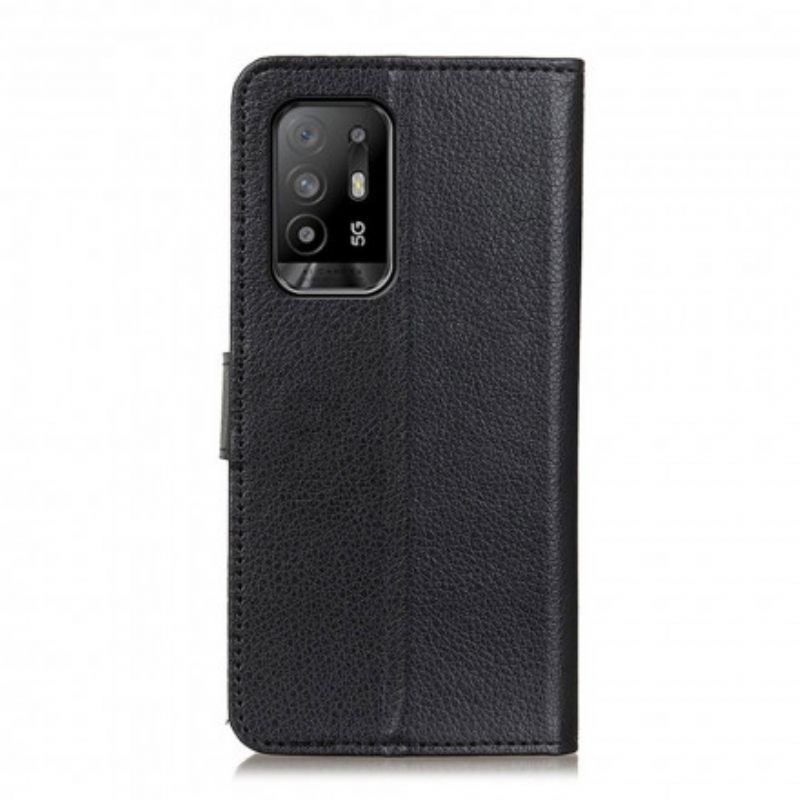 Κάλυμμα Oppo A94 5G Συνθετικό Δέρμα Lychee