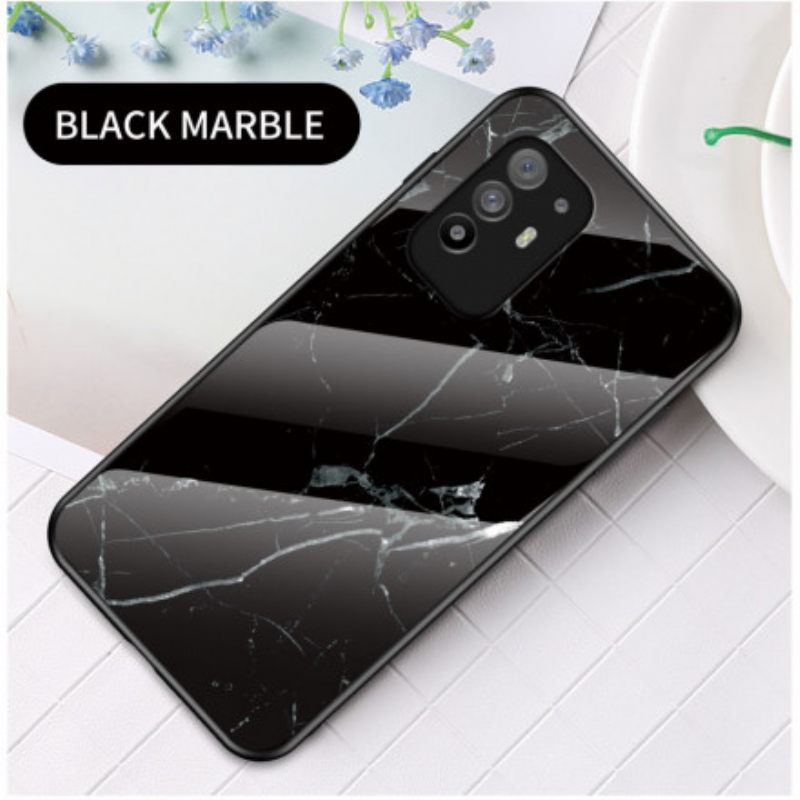 θηκη κινητου Oppo A94 5G Χρώματα Μαρμάρου Σκληρυμένο Γυαλί