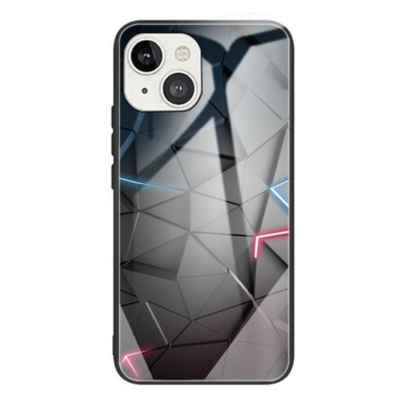 θηκη κινητου iPhone 13 Mini Γεωμετρία Tempered Glass