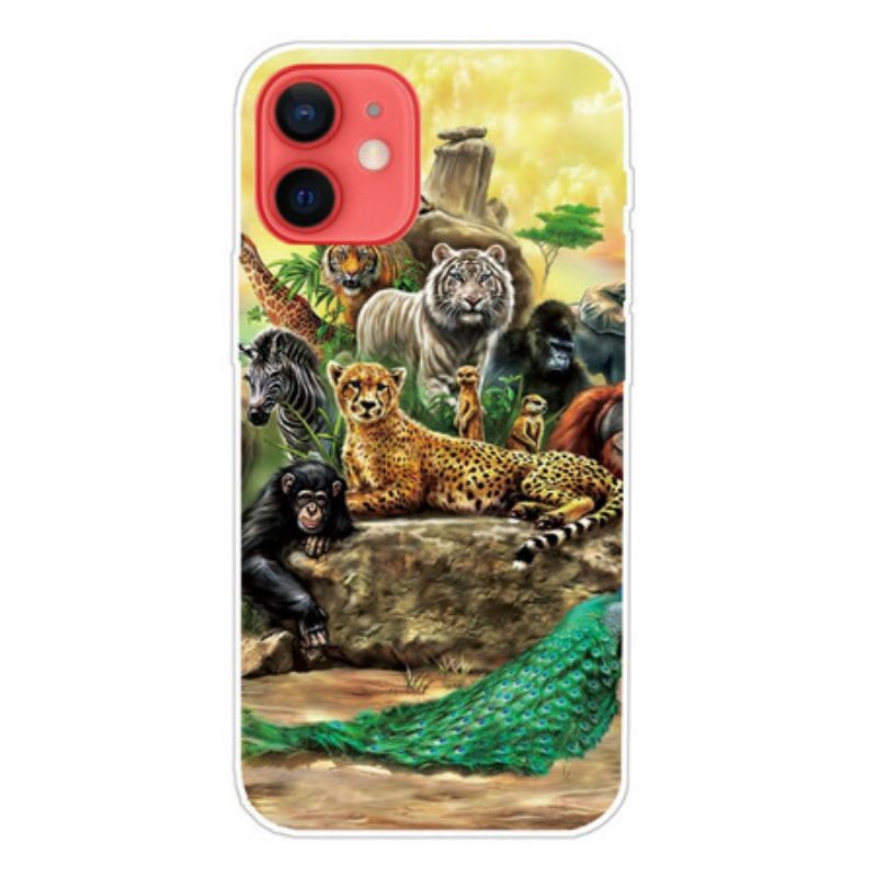 θηκη κινητου iPhone 13 Mini Ζώα Σαφάρι