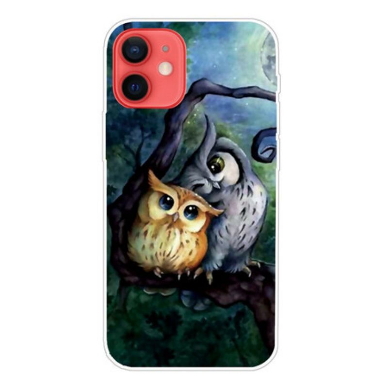 θηκη κινητου iPhone 13 Mini Ζωγραφική Κουκουβάγιες