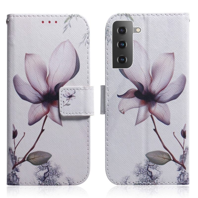 Κάλυμμα Samsung Galaxy S22 5G Flower Dusty Pink