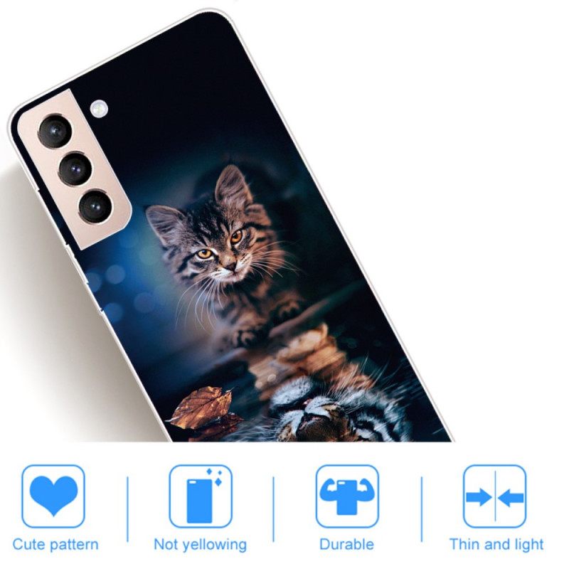 θηκη κινητου Samsung Galaxy S22 5G Αντανάκλαση Γάτας