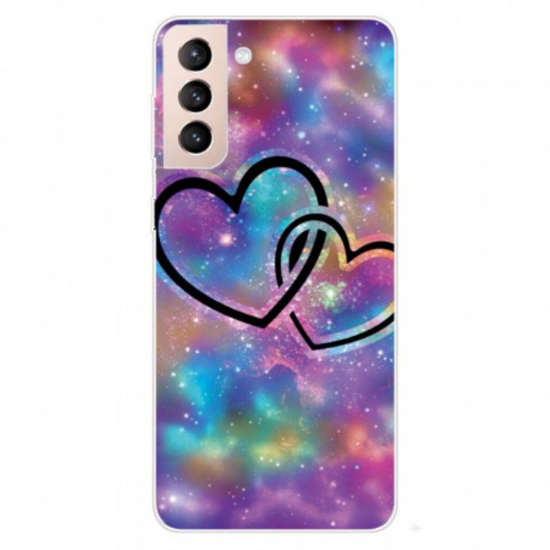 Θήκη Samsung Galaxy S22 5G Αλυσοδεμένες Καρδιές