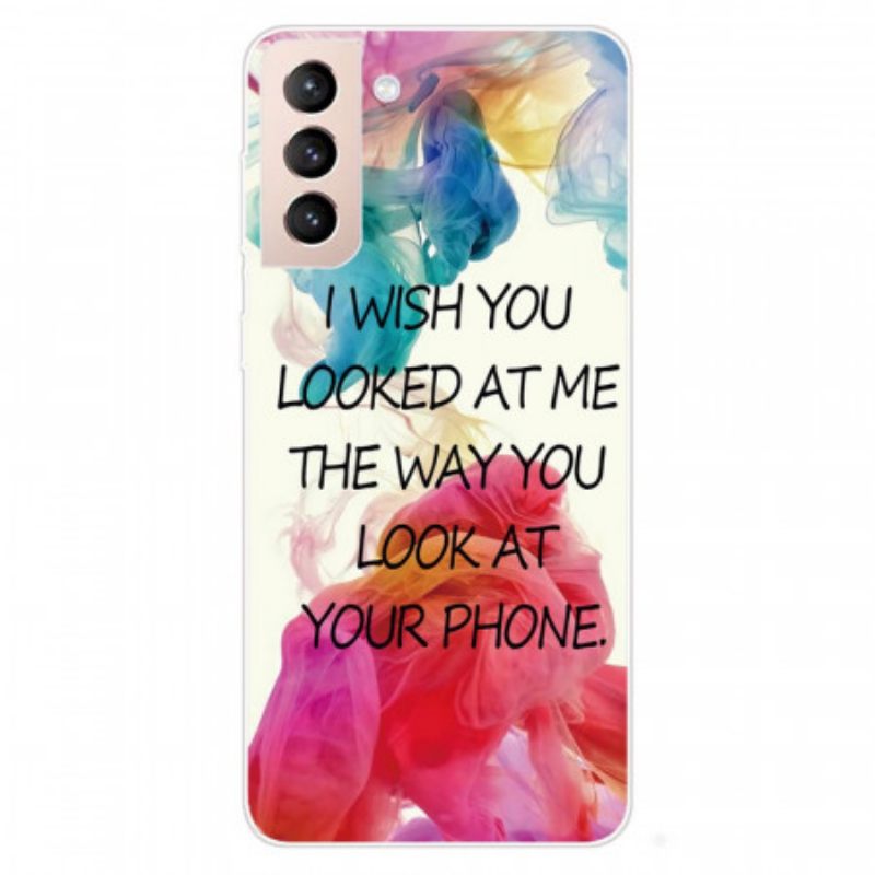 Θήκη Samsung Galaxy S22 5G Μακάρι Να Με Κοίταζες
