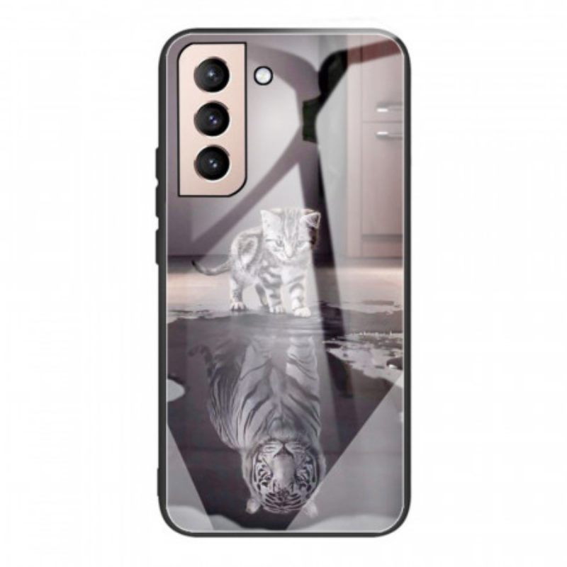 Θήκη Samsung Galaxy S22 5G Tempered Glass Ερνέστος Ο Τίγρης
