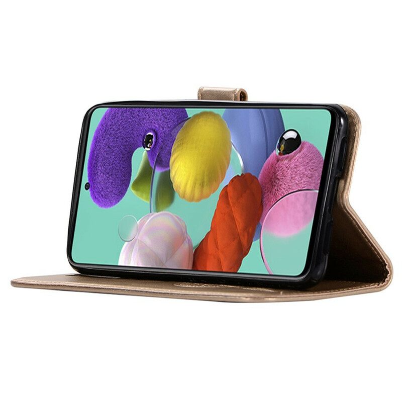 Κάλυμμα Samsung Galaxy A71 Δερμάτινο Εφέ Dreamcatcher Owl
