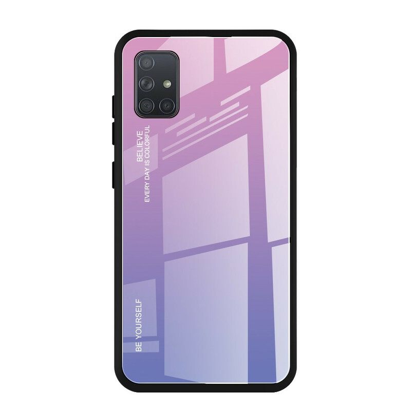 Θήκη Samsung Galaxy A71 Tempered Glass Be Yourself