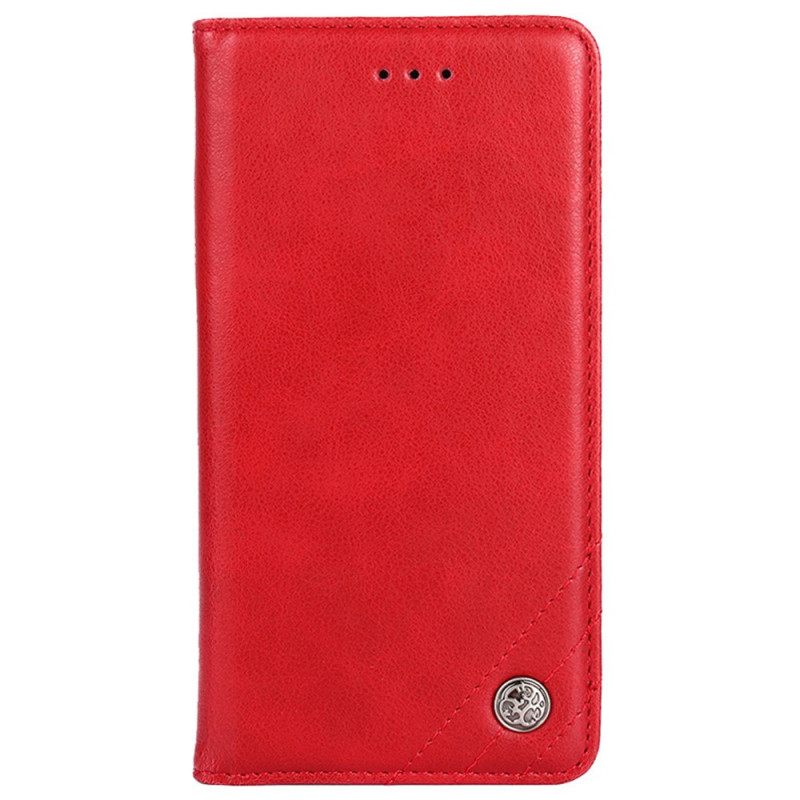 θηκη κινητου Samsung Galaxy A53 5G Θήκη Flip Δερμάτινο Πριτσίνι Σε Στυλ