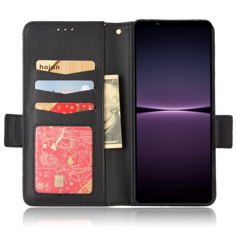 δερματινη θηκη Sony Xperia 1 IV Παραδοσιακό Δερμάτινο Στυλ Litchi