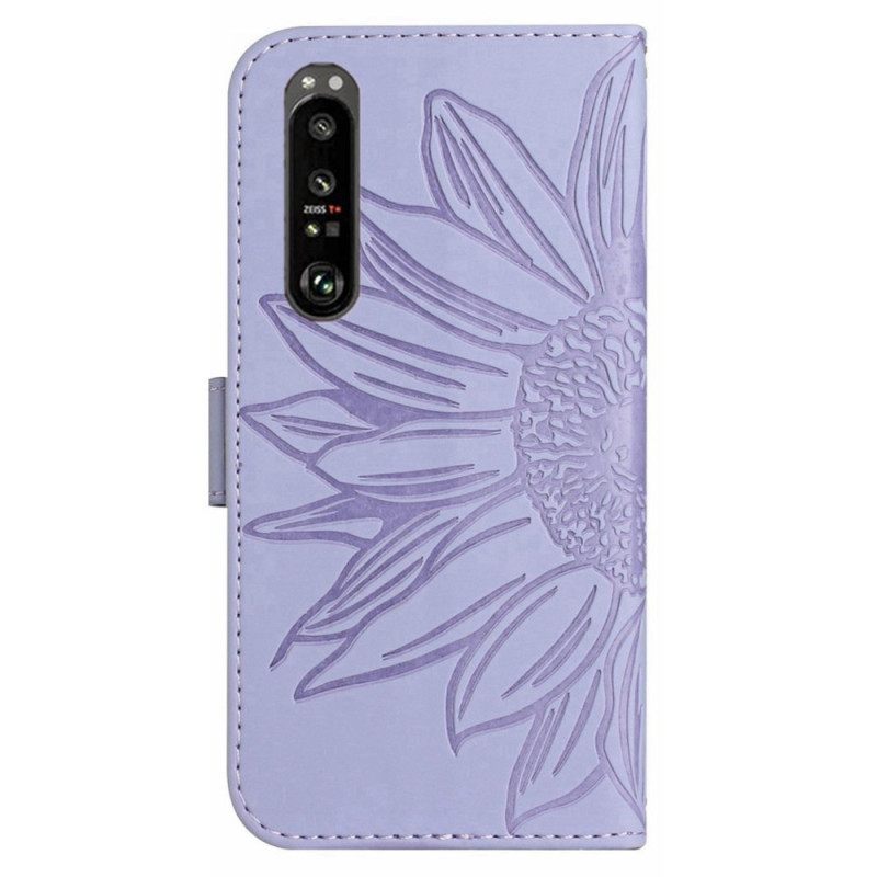 Κάλυμμα Sony Xperia 1 IV Λουράκι Ηλίανθου Και Ώμου