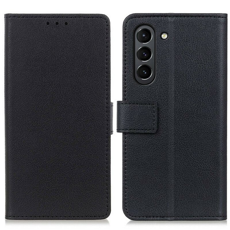 Κάλυμμα Samsung Galaxy S21 FE Κλασικό Δερμάτινο Εφέ