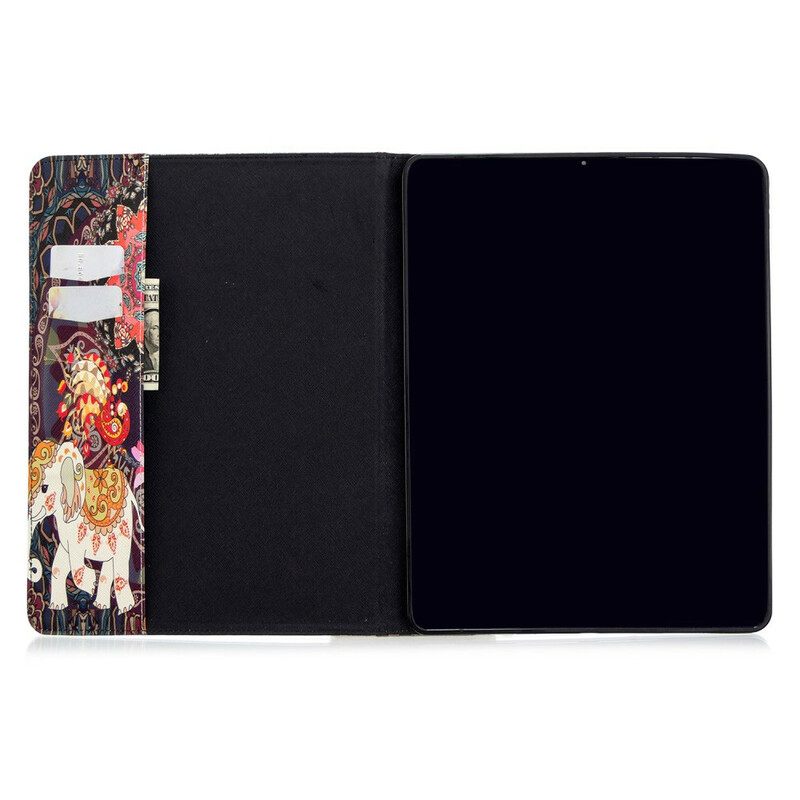 Θήκη Flip iPad Pro 12.9" (2020) Μοτίβο Εκτύπωσης Ελέφαντα