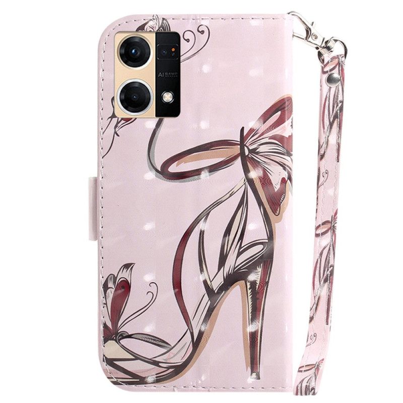 Κάλυμμα Oppo Reno 7 με κορδονι Αντλία Strappy