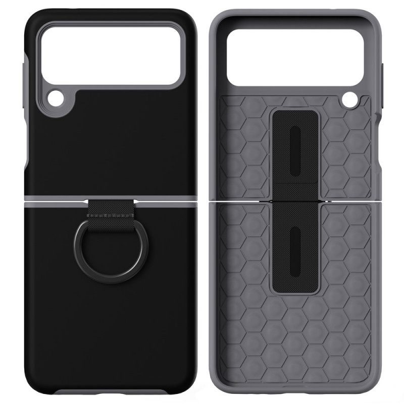 θηκη κινητου Samsung Galaxy Z Flip 3 5G Θήκη Flip Δαχτυλίδι-υποστήριξη Σχεδιασμός Gkk