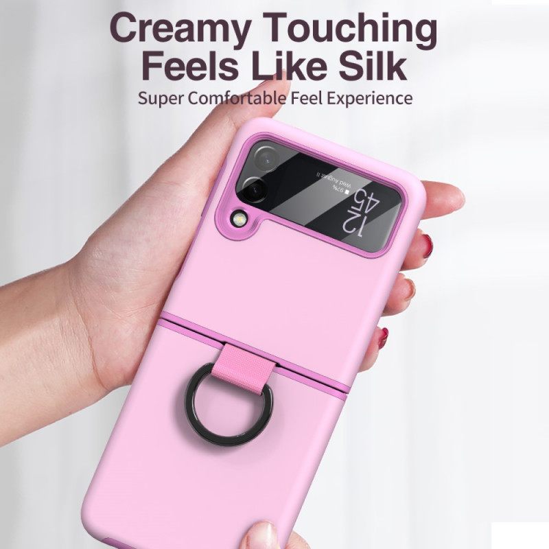 θηκη κινητου Samsung Galaxy Z Flip 3 5G Θήκη Flip Δαχτυλίδι-υποστήριξη Σχεδιασμός Gkk